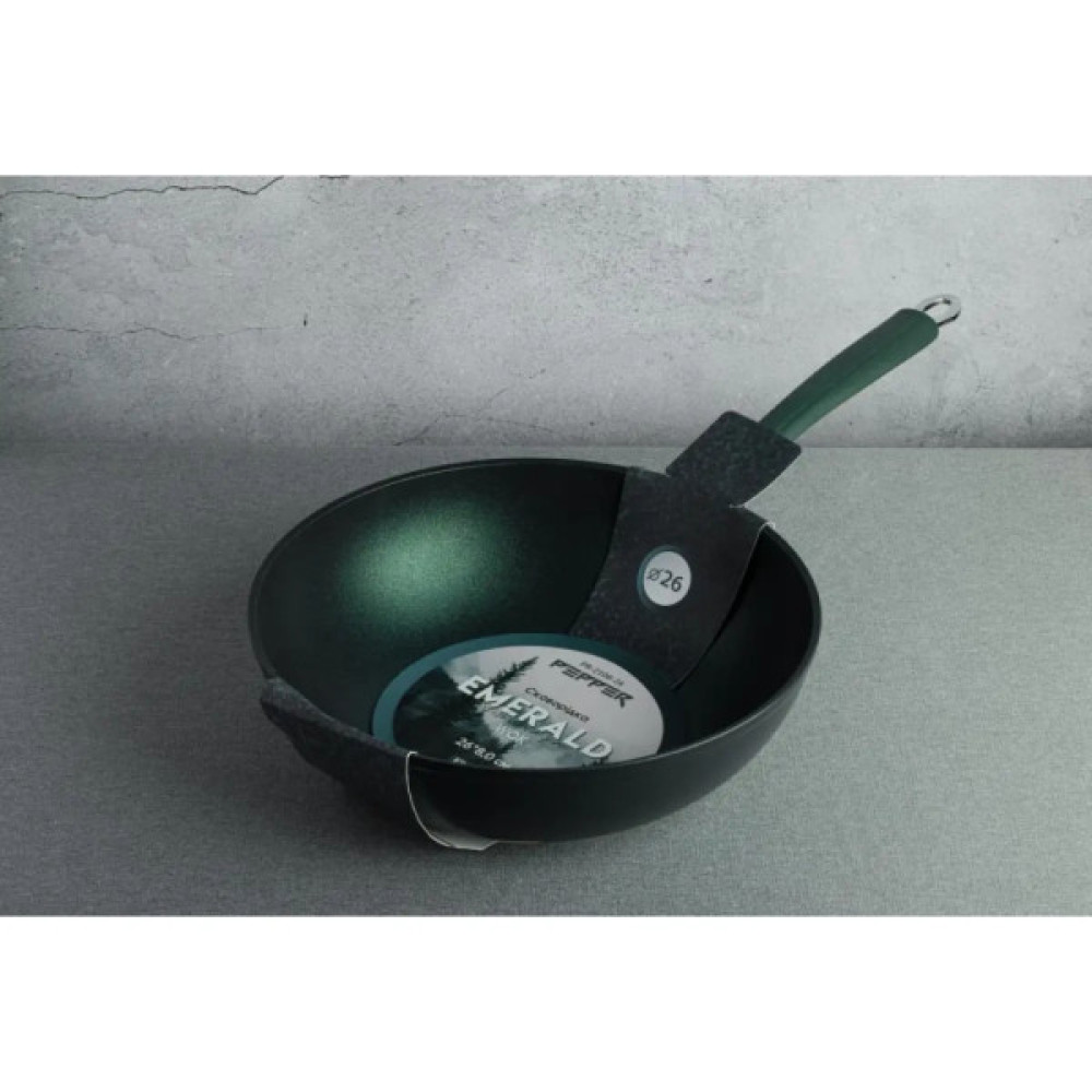 Сковорода Pepper Emerald Titanium Pro Wok 26 cм (PR-2108-26)