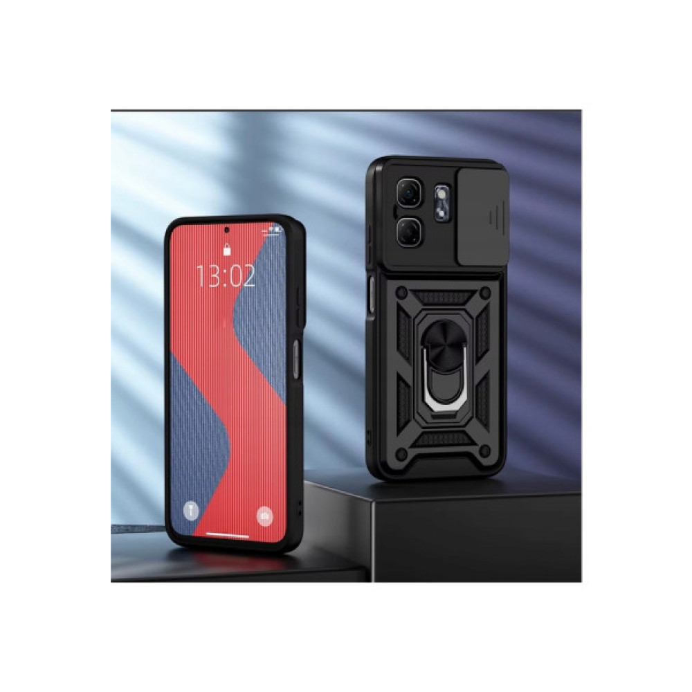 Чохол до мобільного телефона BeCover Military Infinix Hot 50i (X6531) Black (713047)
