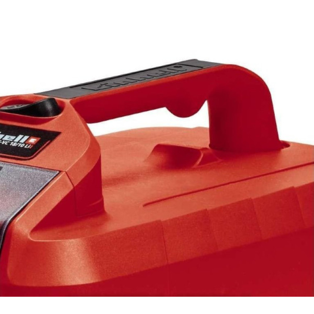 Пилосос професійний акумуляторний Einhell TE-VC 18/10 Li - Solо PXC 18В 90мБар контейнер 10л 4кг без АКБ та ЗП