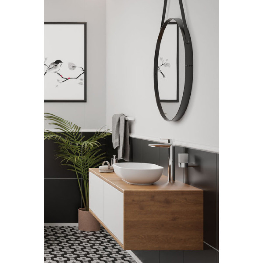 Вішалка Deante Round для рушників, настінна, хром