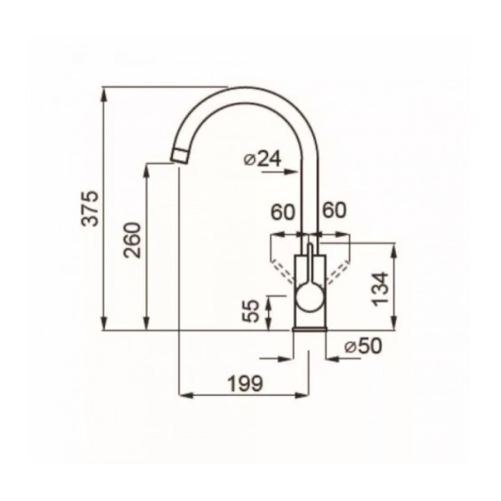 Змішувач Elleci CADDY TORTORA 43