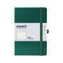 Книга записна Axent Partner Prime 145x210 мм 96 аркушів, клітинка зелений ліс (8305-61-A) Книга записна Axent Partner Prime 145x210 мм 96 аркушів, клітинка зелений ліс (8305-61-A)