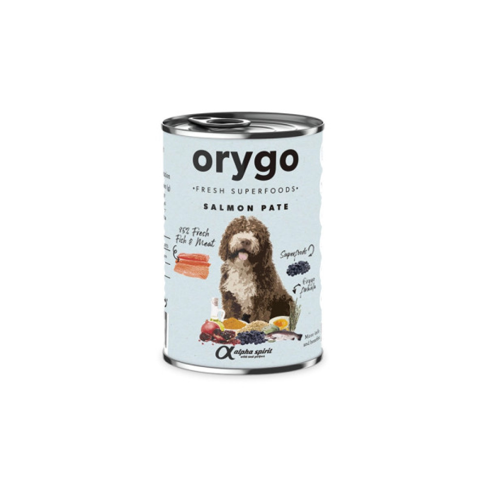 Консерви для собак Orygo Salmon and blackberry 400 г (8436586312282)