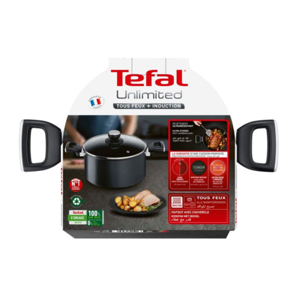 Каструля Tefal Unlimited 5,3 л Black (G2554672) Каструля Tefal Unlimited 5,3 л Black (G2554672)