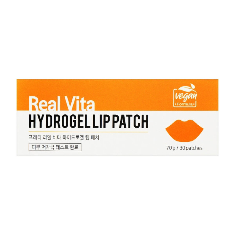 Патчі для обличчя Prreti Real Vita Hydrogel Lip Patch Для губ Зволожувальні 30 шт (8809738320884)