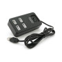 Концентратор Voltronic USB 2.0 to 4xUSB black (YT-HWS4-B)
