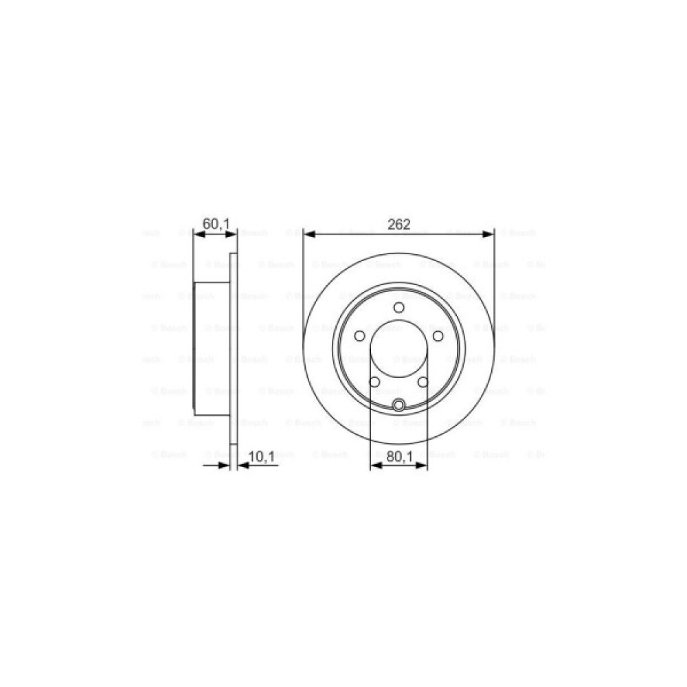 Гальмівний диск Bosch 0 986 479 R05
