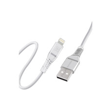 Дата кабель USB 2.0 AM to Lightning 1.2m 2.4A MFi PowerLine-Ai120 white Promate (powerline-ai120.white)