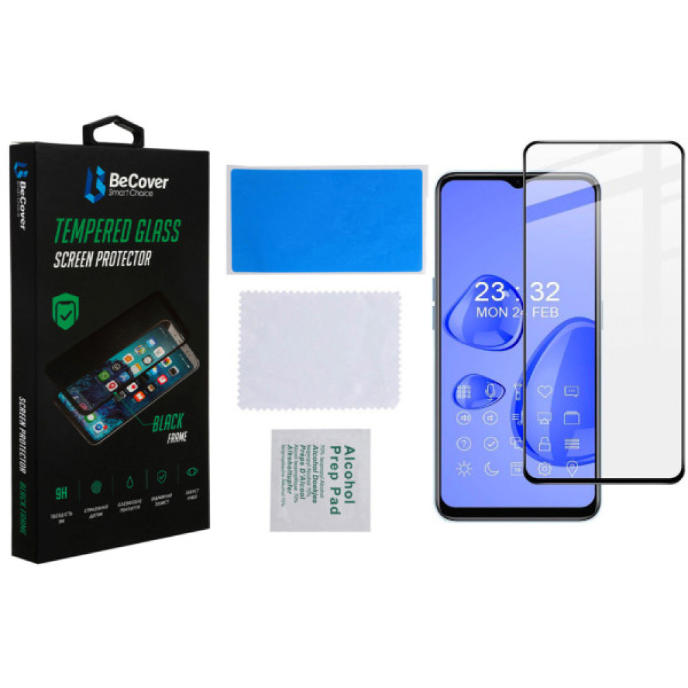 Скло захисне BeCover Realme 10 Black (708570) Скло захисне BeCover Realme 10 Black (708570)