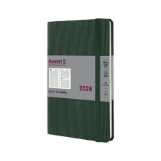 Тижневик Axent датований 2026 Partner Lines, 145х210, темно-зелений (8815-26-23-A)