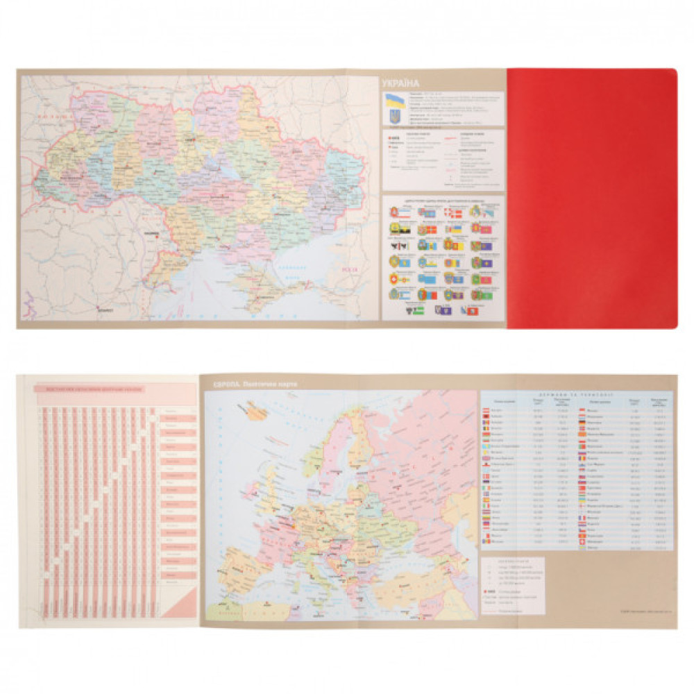 Тижневик Leo planner А5 датований 2026 "Vitto", м‘який, червоний, 368 сторінок (252643)