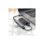 Концентратор HOCO USB to USB 3.0 + 3xUSB 2.0 metal gray (6931474765468)