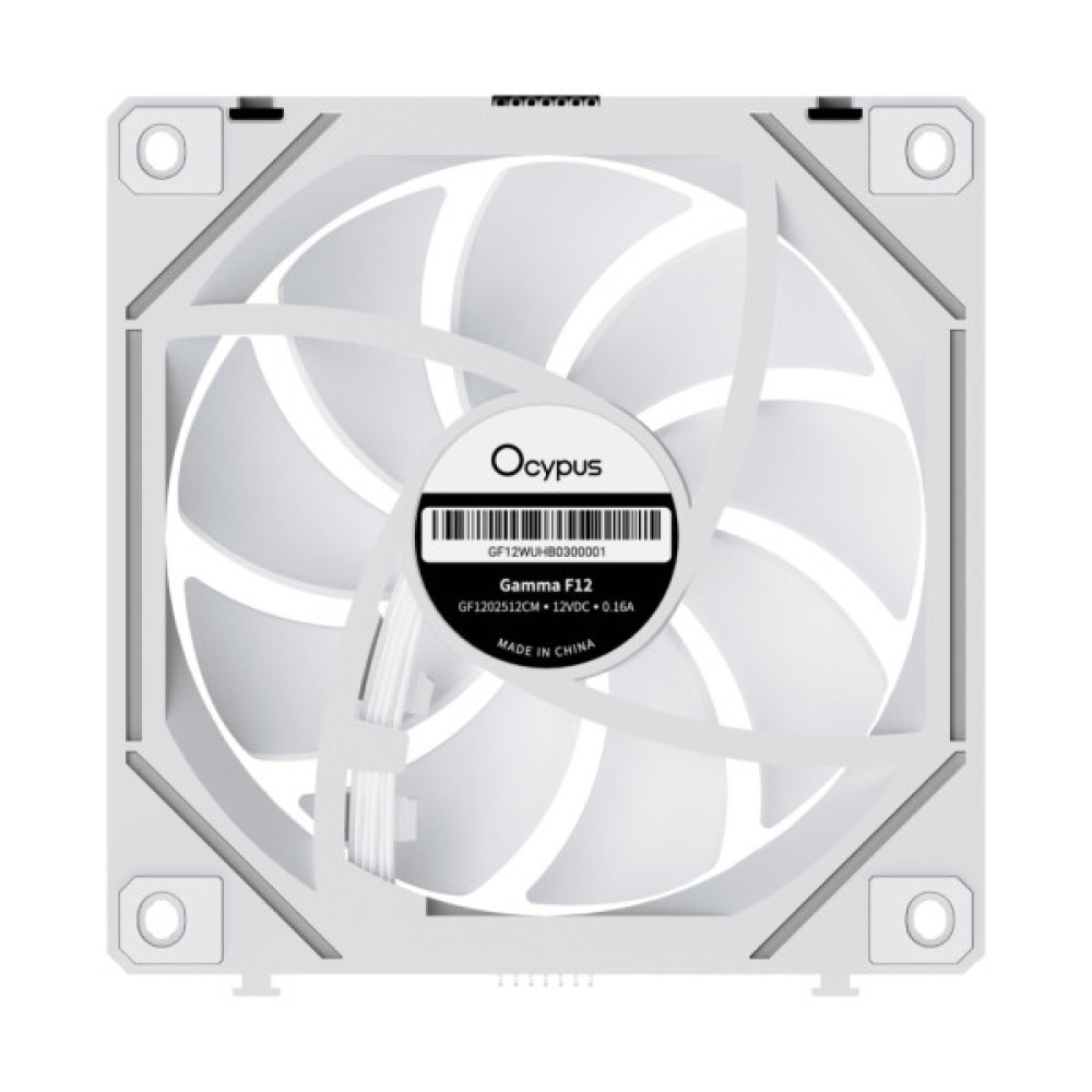 Кулер до корпусу OCYPUS GAMMA F12 UNI WH ARG (GAMMA-F12-WH3AM00U-GL)
