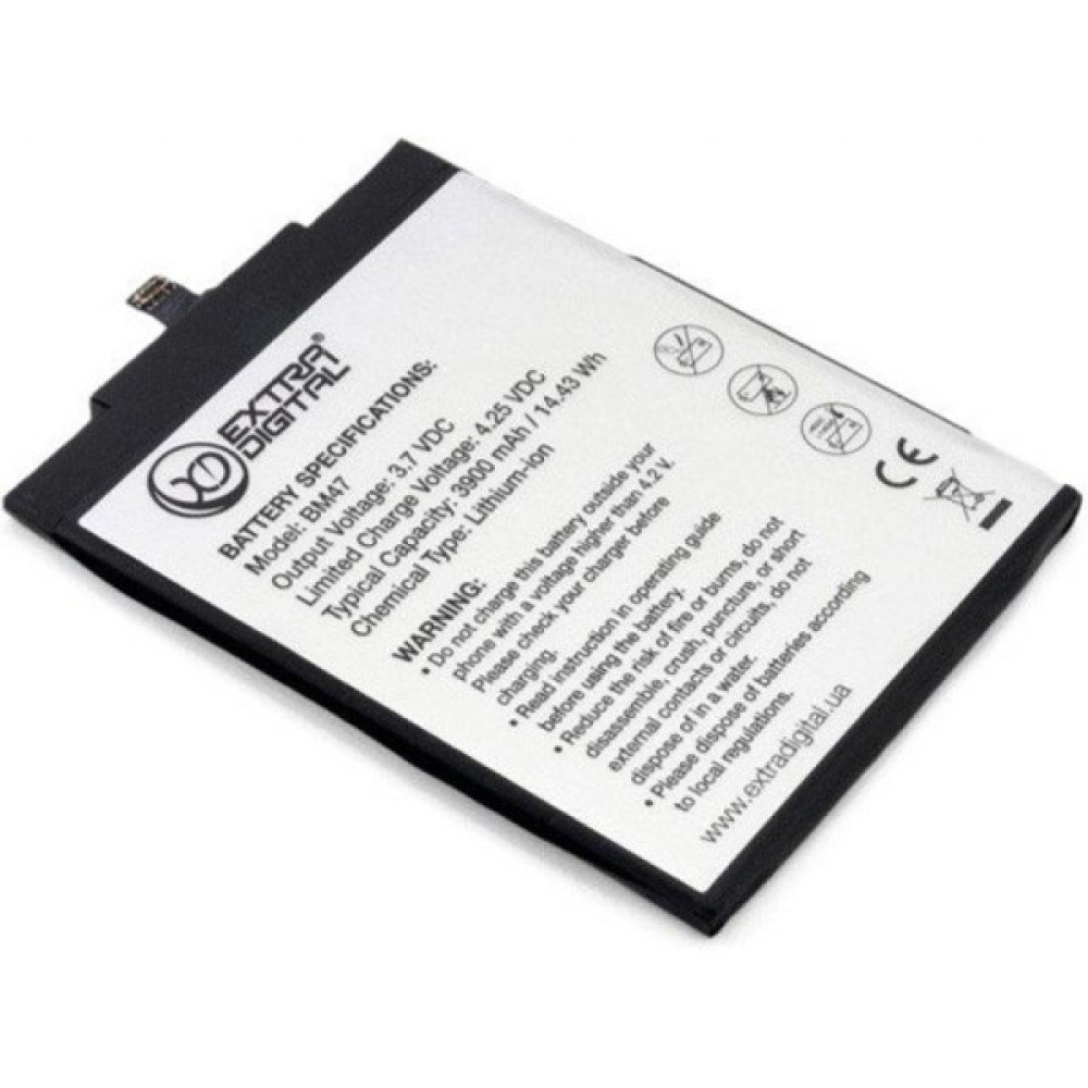 Акумуляторна батарея Extradigital Xiaomi Redmi 3 (BM47) 3900 mAh (BMX6451)
