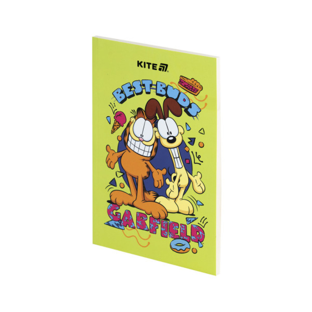 Блокнот Kite А5 Garfield 2 термобіндер, 64 аркуші, нелінований (GF25-193-2)
