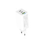Зарядний пристрій ColorWay GaN Mini 65W PD Port PPS USB (USB-2C1A) white (CW-CHS058PD-WT)