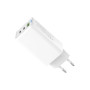 Зарядний пристрій ColorWay GaN Mini 65W PD Port PPS USB (USB-2C1A) white (CW-CHS058PD-WT)