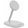 Зарядний пристрій Canyon wireless charger WCS-205 15W Qi2 2in1 White (CNS-WCS205W)