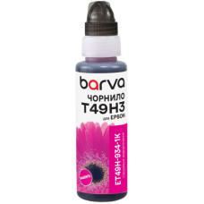 Чорнило Barva Epson T49H 100мл, Water, флакон OneKey, Magenta (ET49H-934-1K)