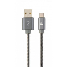 Дата кабель USB 2.0 AM to USB-C 2.0m Cablexpert (CC-USB2S-AMCM-2M-BG)