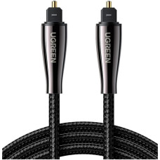 Кабель мультимедійний Optical Toslink 2.0m AV108 black Ugreen (10540)