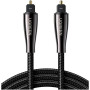 Кабель мультимедійний Optical Toslink 2.0m AV108 black Ugreen (10540)