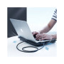 Дата кабель USB 2.0 AM/AM 2.0m US102 black Ugreen (10311)