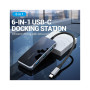Концентратор Vention USB 3.1 Type-C to HDMI 4K60Hz/USB 3.0х3/RJ45/PD 87W 6-in-1 Mirrored Surface (TFFHB) Концентратор Vention USB 3.1 Type-C to HDMI 4K60Hz/USB 3.0х3/RJ45/PD 87W 6-in-1 Mirrored Surface (TFFHB)