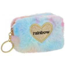 Гаманець дитячий Cool For School Брелок пухнастий Rainbow (CF87109)