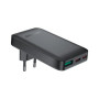 Зарядний пристрій Acefast 3xUSB 65W (2xUSB-C+USB-A) Gan A100 Fast Charger Ultra thin black (6974316283492) Зарядний пристрій Acefast 3xUSB 65W (2xUSB-C+USB-A) Gan A100 Fast Charger Ultra thin black (6974316283492)