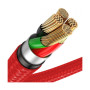 Дата кабель USB 2.0 AM to Lightning 2.0m 2.4A red Baseus (CALSP-C09)