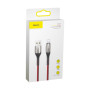 Дата кабель USB 2.0 AM to Lightning 2.0m 2.4A red Baseus (CALSP-C09)