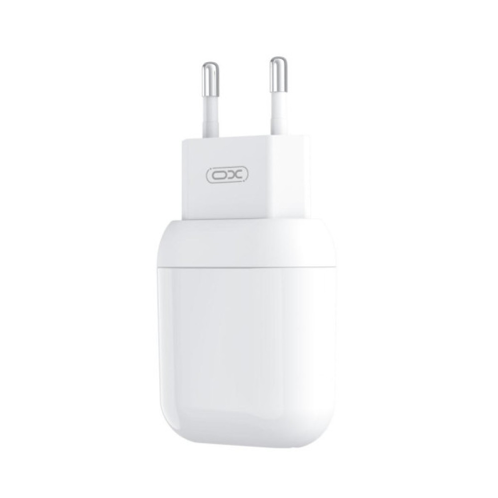 Зарядний пристрій XO 2xUSB 2.4A + cable USB to Micro 5P white (L78-M-WH)