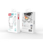 Зарядний пристрій XO 2xUSB 2.4A + cable USB to Micro 5P white (L78-M-WH)