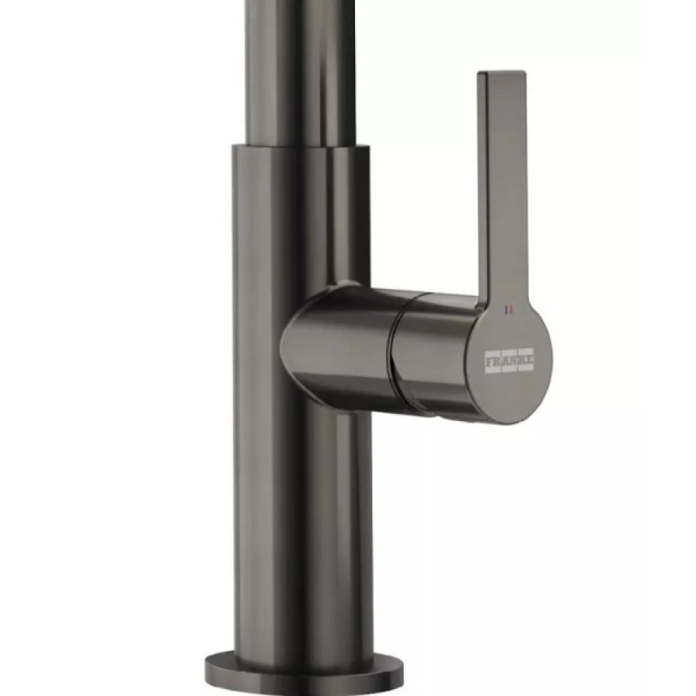 Змішувач для кухні Franke Maris Slim J Clear Water, довж.виливу - 221 мм, поворотний, 1+1 фільтр, латунь