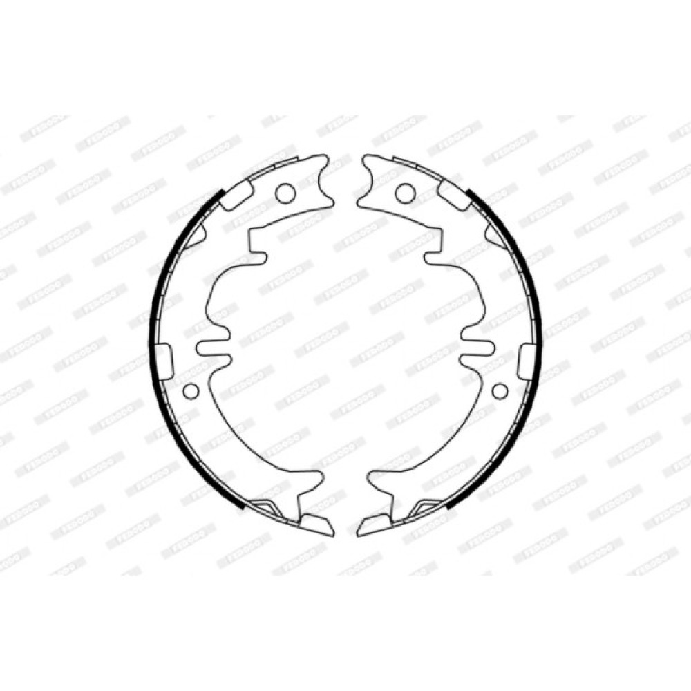 Гальмівні колодки FERODO FSB674