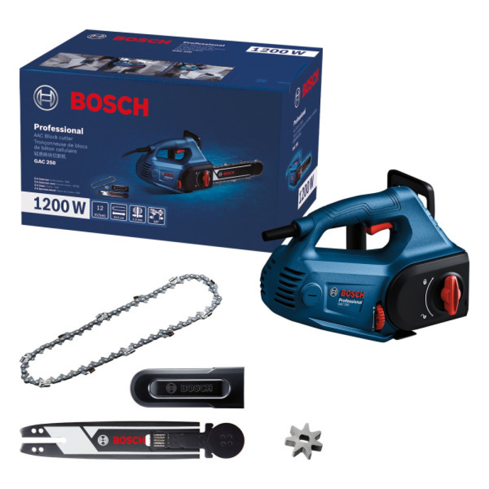 Пила для газобетонних блоків Bosch Professional GAC 250 1200Вт 330мм 3/8" 5000об·хв 4.7кг