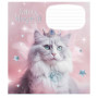 Зошит Школярик Fairy cats 12 аркушів лінія (012-3316L)