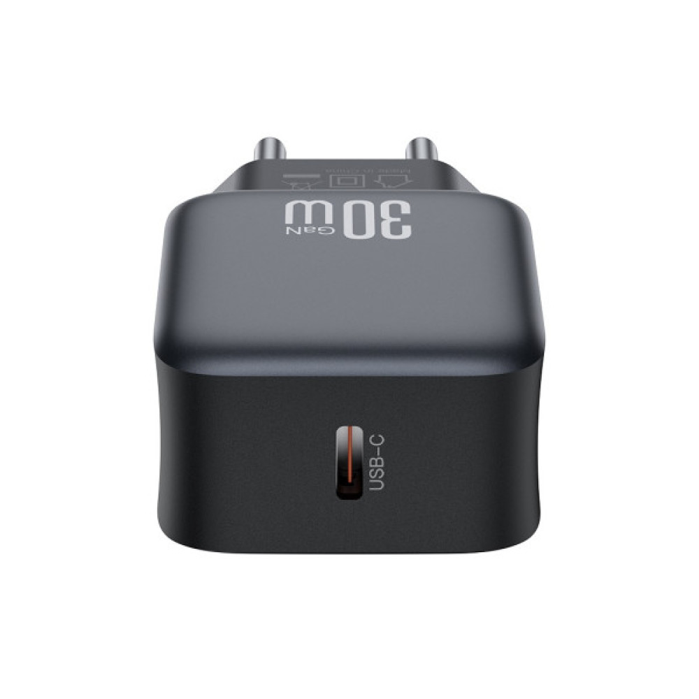 Зарядний пристрій XO USB-C PD30W black (L155_Black)