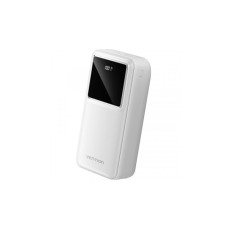 Батарея універсальна Vention 30000mAh 22.5W 3A, PD, QC/3.0, LED Display, White (FHMW0)