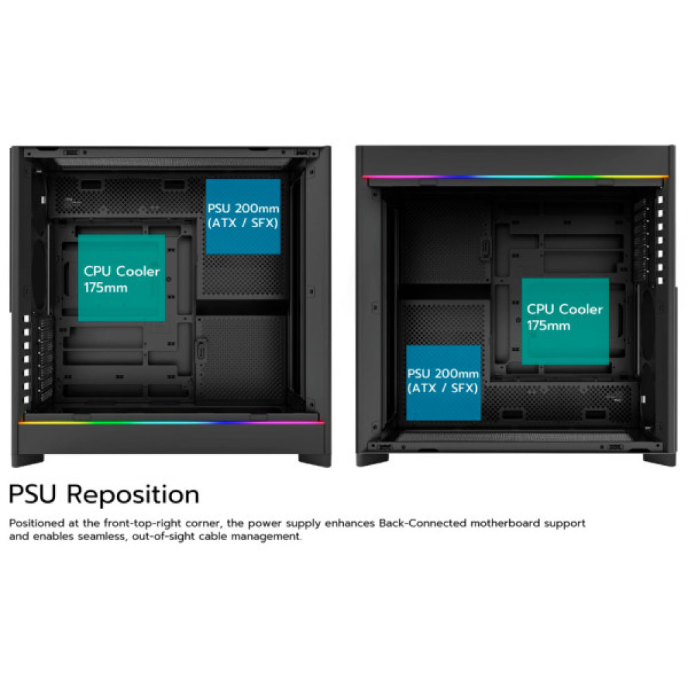 Корпус для ПК MONTECH HS01 PRO (B)