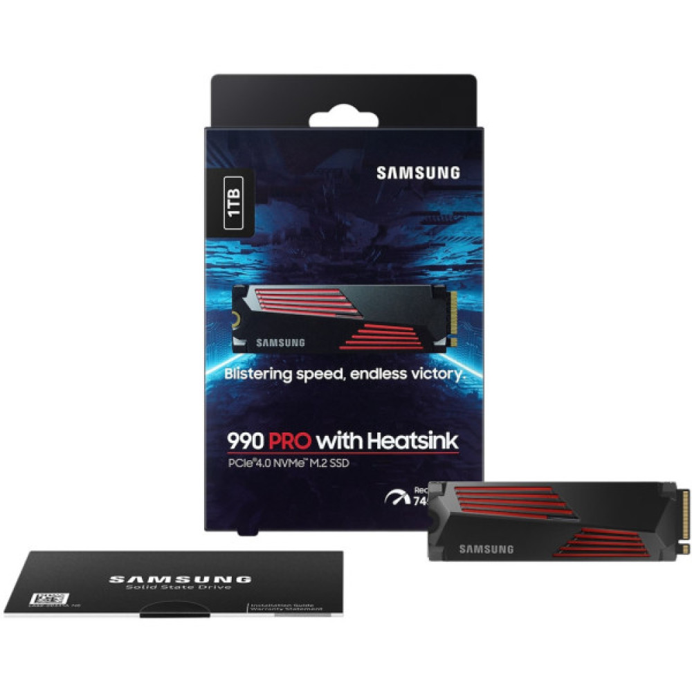 Накопичувач SSD M.2 2280 1TB 990 PRO with Heatsink Samsung (MZ-V9P1T0CW)