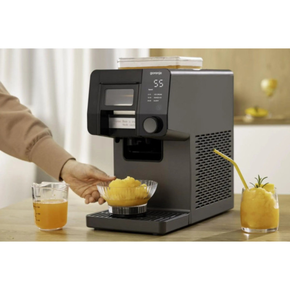 Морозивниця Gorenje 3 в 1, 210Вт, чаша-1л, 35 кг - 24 год., слаші, лід, морозиво, елек (GIICM)