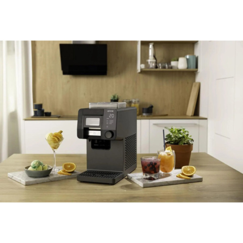 Морозивниця Gorenje 3 в 1, 210Вт, чаша-1л, 35 кг - 24 год., слаші, лід, морозиво, елек (GIICM)