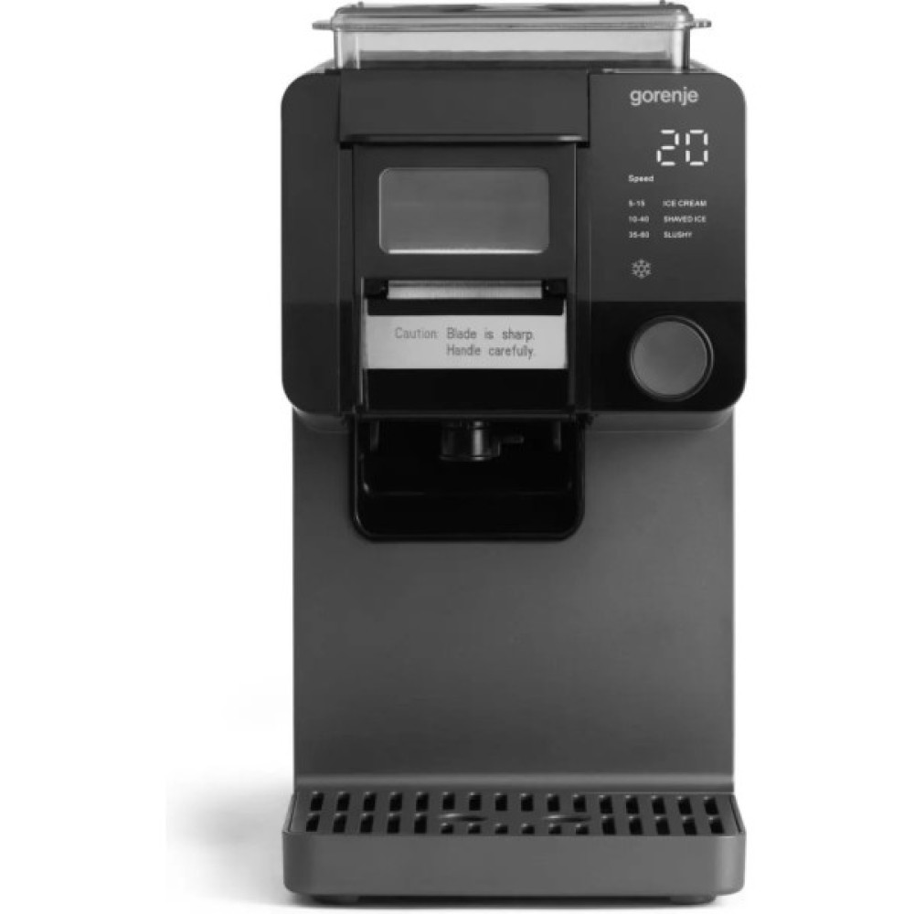 Морозивниця Gorenje 3 в 1, 210Вт, чаша-1л, 35 кг - 24 год., слаші, лід, морозиво, елек (GIICM)