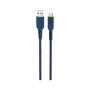 Дата кабель USB 2.0 AM to USB-C 1.0m 3A nylon X59 blue HOCO (6931474744944)