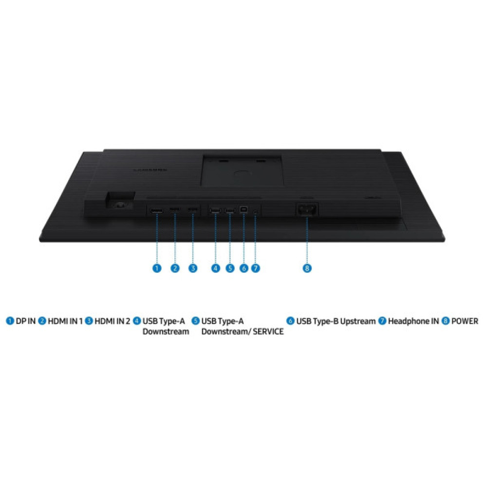 Монітор Samsung 23.8" S24D400 2*HDMI, DP, USB, IPS, 100Hz