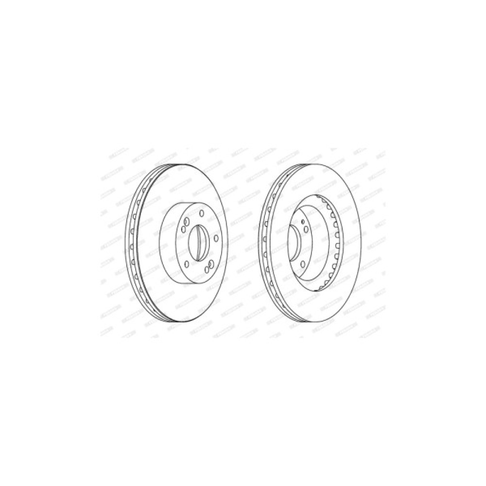 Гальмівний диск FERODO DDF1630