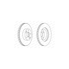 Гальмівний диск FERODO DDF1630