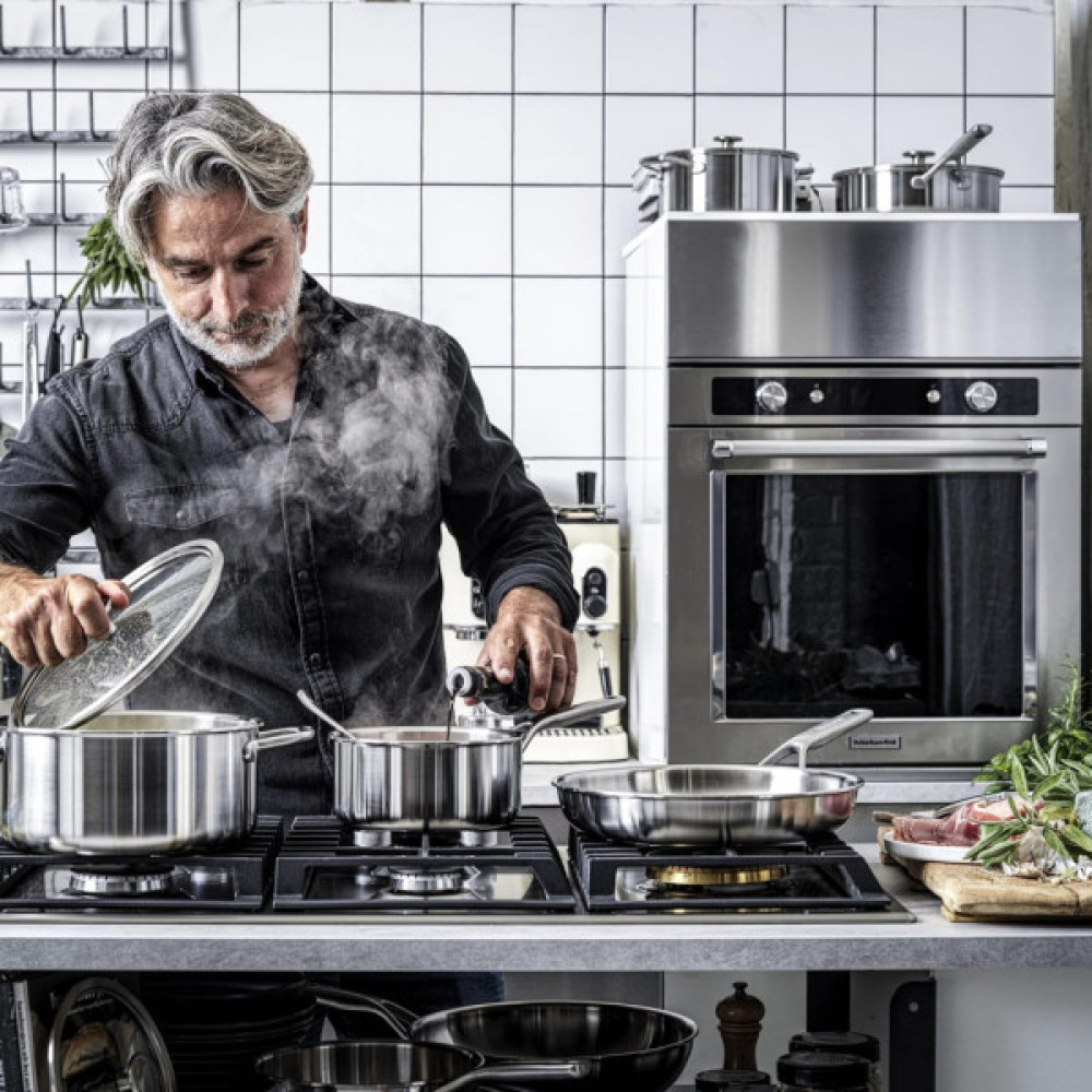 Сковорода KitchenAid Wok MSS 28 см 3,5 л з кришкою (CC003254-001)